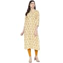 Pinkmint Women Cotton Kurti ll Stright Printed