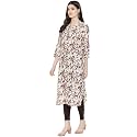 Pinkmint Women Cotton Kurti ll Stright Printed