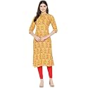 Pinkmint Women Cotton Kurti ll Stright Printed
