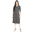 Pinkmint Women Crepe Straight Kurti