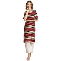 Pinkmint Women39s Crepe Digital Printed Straight Kurta