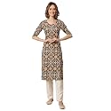Pinkmint Women39s Crepe Multicolor Ethnic Motif Printed