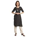 Pinkmint Women39s Crepe Floral Regular Kurta