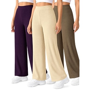 Pinkmint Womens Comfort Fit Poly Lycra Trouser