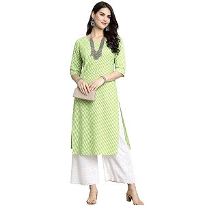 Pinkmint Womens Crepe Kurti Ethnic Printed