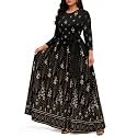 PinkPatty Women's Long Sleeve Maxi Dress Plus Size Casual V Neck Wrap Dress with Pockets&amp;Belt