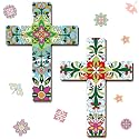 Pinkunn 2 Pcs Day of The Dead Wall Decoration for Dia De Los Muertos Altar