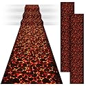 Pinkunn 3 Pcs Lava Runner Plastic Volcano Floor Party Decoration