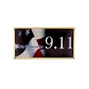 PinMart's 9/11 September 11th Patriotic Twin Towers Lapel Pin – 9/11 Memorabilia and Pentagon Remembrance – Commemorative Enamel Pins for Veterans, Events, Backpacks, Hats - Single or Bulk Packs