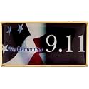 PinMart's 9/11 September 11th Patriotic Twin Towers Lapel Pin – 9/11 Memorabilia and Pentagon Remembrance – Commemorative Enamel Pins for Veterans, Events, Backpacks, Hats - Single or Bulk Packs