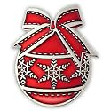 PinMart's Festive Christmas Holiday Candy Cane Noel Enamel Lapel