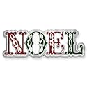 PinMart's Festive Christmas Holiday Candy Cane Noel Enamel Lapel