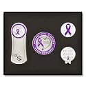 PinMart's Golf Essentials Gift Set - Golf Divot Tool, Hat Clip, Magnetic Ball Markers, Large Ball Marker with Presentation Box - Gifts and Accessories for Men and Women