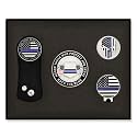 PinMart's Golf Essentials Gift Set - Golf Divot Tool, Hat Clip, Magnetic Ball Markers, Large Ball Marker with Presentation Box - Gifts and Accessories for Men and Women