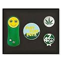 PinMart's Golf Essentials Gift Set - Golf Divot Tool, Hat Clip, Magnetic Ball Markers, Large Ball Marker with Presentation Box - Gifts and Accessories for Men and Women