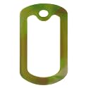 PinMart PinMart Camo Military Dog Tags Silencers - Engraved Dog Tag Holder - Silicone Case to Reduce Noise - Military ID Protector to Prevent Noise and Scratching - 25 Pack