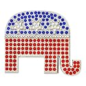 PinMart Republican Patriotic Political Lapel Pin