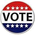 PinMart Patriotic Vote Election Lapel Pin &amp; Button Collection