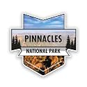 Pinnacles National Park Magnet | 4.7-Inch by 4.5-Inch | 2-Pack | 30 MIL Heavy Duty Magnetic Material | MPD957