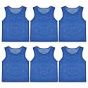 Pinnies, Soccer Pennies for Youth &amp; Adults, Scrimmage Vests 6/12/24 Pcs