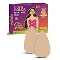 PINQ POLKA Breast Lift Tape Pasties – 3 Pairs Adhesive Invisible Boob Tape for Saggy Breasts & 10 Seamless Nipple Covers