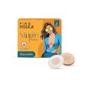 PINQ POLKA Premium Disposable Nipple Cover Pasties Stickers for Women| Skin Friendly |Breathable| Sweat Proof |Up to 12 Hrs Sticking Capacity |Reusable Cloth Bag - 10 Pcs Beige