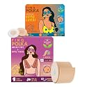 PINQ POLKA Premium Disposable Nipple Cover (10 Pcs) &amp; Breast Tape for Breast Push up/Lift &amp; Shape (Nude) (1pc)