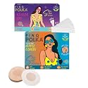 PINQ POLKA Premium Double Sided Fashion Tape (50pcs) &amp; Disposable Nipple Cover(10pcs)