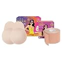 pinq polka Premium Nylon and Spandex Boob Lift Cups With Cotton Soft Boob Tape for Lifting Up and Supporting Breast for A-B Cup Sizes - Combo of 2