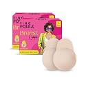 PINQ POLKA Premium Reusable Boob Lift Cup for Perfect Breast Push Up|Ultra Thin, Bra Less|Rabbit Shaped in Nude Colour| A-B Cup Size- 4 Pieces