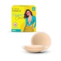 PINQ POLKA Reusable Nipple Covers for Women |8 to 10 CM|Nipple Pasties|Seamless|Skin Friendly Adhesive|Medical Grade Silicone |Up to 12 Hrs Sticking Capacity - 2 Pcs