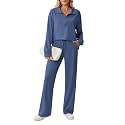 PINSPARK 2 Piece Sets for Women 1/2 Zip Sweatsuit 2026 Matching Outfit Fall