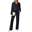 PINSPARK 2 Piece Sets for Women 1/2 Zip Sweatsuit 2026 Matching Outfit Fall