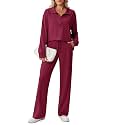 PINSPARK 2 Piece Sets for Women 1/2 Zip Sweatsuit 2026 Matching Outfit Fall