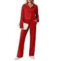 PINSPARK 2 Piece Sets for Women 1/2 Zip Sweatsuit 2026 Matching Outfit Fall