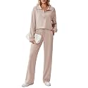 PINSPARK 2 Piece Sets for Women 1/2 Zip Sweatsuit 2026 Matching Outfit Fall