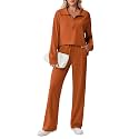 PINSPARK 2 Piece Sets for Women 1/2 Zip Sweatsuit 2026 Matching Outfit Fall