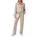PINSPARK 2 Piece Sets for Women 1/2 Zip Sweatsuit 2026 Matching Outfit Fall