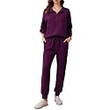 PINSPARK 2 Piece Sets for Women Long Sleeve Half Zip Tracksuit Jogger Sets