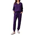 PINSPARK 2 Piece Sets for Women Long Sleeve Half Zip Tracksuit Jogger Sets