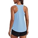 PINSPARK Soft Racerback Tank Tops for Women UPF 50+ Quick Dry Workout Tops