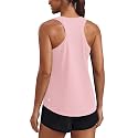PINSPARK Soft Racerback Tank Tops for Women UPF 50+ Quick Dry Workout Tops