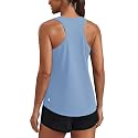 PINSPARK Soft Racerback Tank Tops for Women UPF 50+ Quick Dry Workout Tops