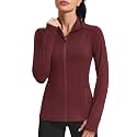 PINSPARK Women39s Athletic Jackets Slim Fit Workout