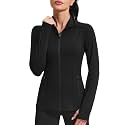PINSPARK Women39s Athletic Jackets Slim Fit Workout