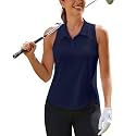 PINSPARK Women39s Golf Shirt Racerback UPF 50