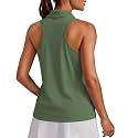 PINSPARK Womens Golf Shirt UPF 50+ Collared Shirts Sleeveless Tennis Tanks