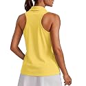 PINSPARK Womens Golf Shirt UPF 50+ Collared Shirts Sleeveless Tennis Tanks