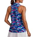 PINSPARK Womens Golf Shirt UPF 50+ Collared Shirts Sleeveless Tennis Tanks