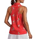 PINSPARK Womens Golf Shirt UPF 50+ Collared Shirts Sleeveless Tennis Tanks